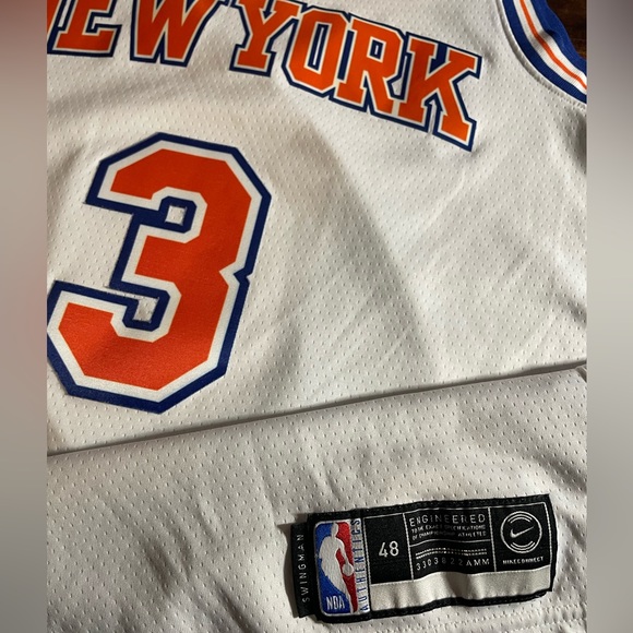 Tim Hardaway Jr Knicks Swingman stitched NBA jersey LARGE - Picture 4 of 8